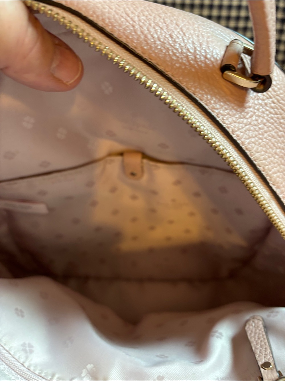 kate spade new York Polly  Pebbled pink Leather Backpack - Picture 10 of 14